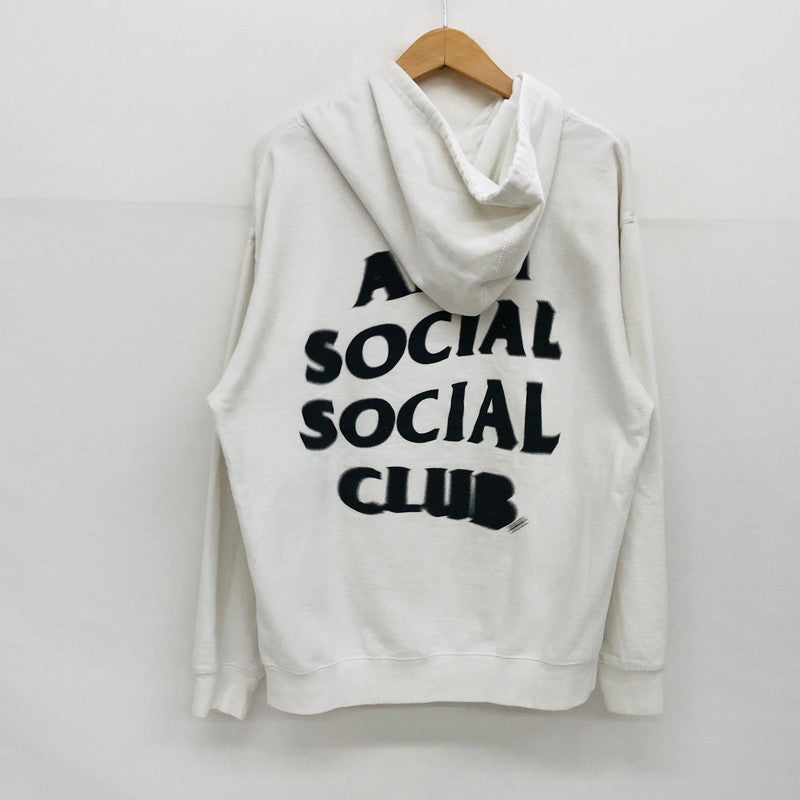 【中古品】【メンズ】 ANTI SOCIAL SOCIAL CLUB アンチソーシャルソーシャルクラブ パーカー スウェット トップス 142-240419-hn-04-fur サイズ：M カラー：ホワイト 万代Net店