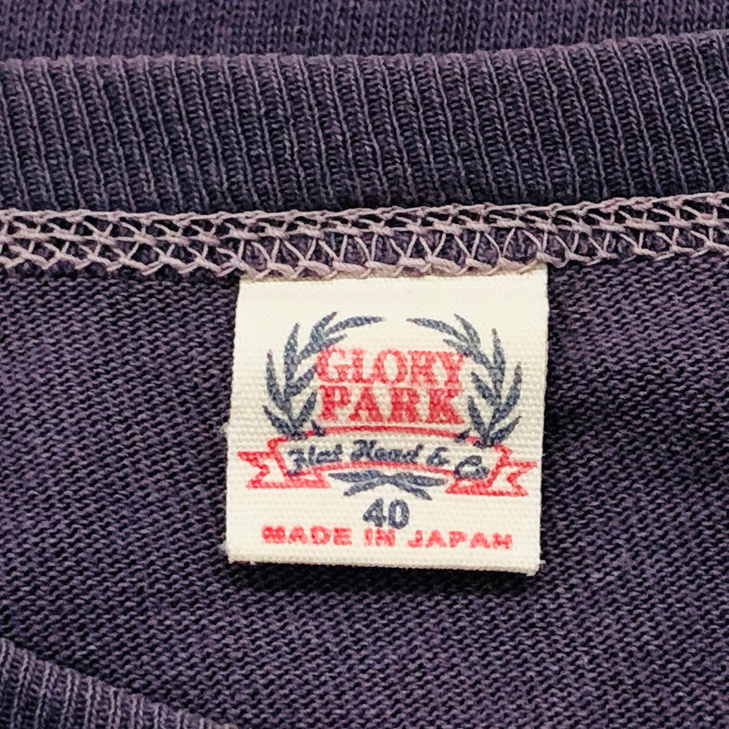 【現状渡し品】【メンズ】 GLORY PARK グローリーパーク 長袖Tシャツ トップス 145-240629-hn-07-fur サイズ：40 カラー：パープル 万代Net店