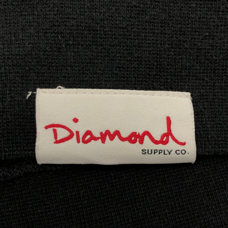 【現状渡し品】【メンズ】 diamond supply co ダイアモンドサプライ クルーネック グラフィック クラリティデザイン スウェット 長袖 トップス 147-240505-hn-04-fur サイズ：不明 カラー：ブラック 万代Net店