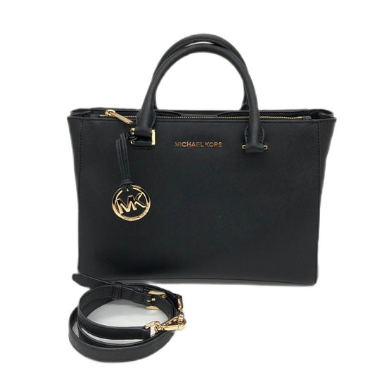 【中古品】【レディース】 Michael Kors マイケルコース 35H7GSOT2L 2WAY BAG ショルダーバッグ トートバッグ カバン 180-240506-hn-02-fur カラー：ブラック 万代Net店