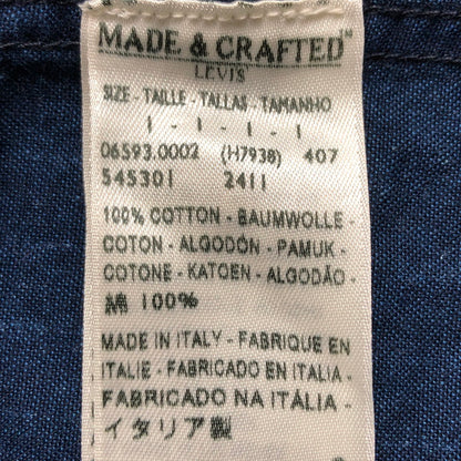 【中古品】【メンズ】 Levi's リーバイス MADE&CRAFTED メイドアンドクラフテッド 長袖シャツ カジュアルシャツ トップス 145-240512-hn-04-fur サイズ：1 カラー：インディゴ 万代Net店