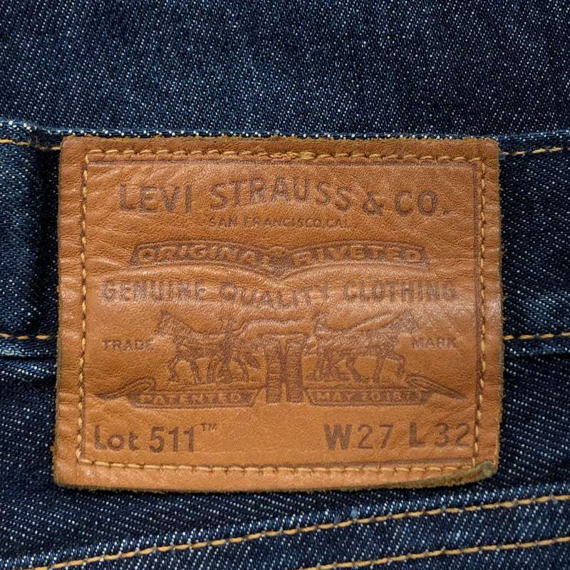 【中古品】【メンズ】 Levi's リーバイス PREMIUM LOT511 06690-110 プレミアム デニム パンツ ボトムス 156-240511-hn-05-fur サイズ：W27 L32 カラー：インディゴ 万代Net店