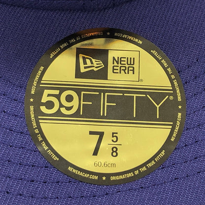 【中古美品】【メンズ/レディース】 NEW ERA ニューエラ 59FIFTY CAP NBA フィフティーナインフィフティー キャップ ナショナル・バスケットボール・アソシエーション エヌビーエー 帽子 150-240626-hn-05-fur サイズ：7 8/5 カラー：パープル/グレー 万代Net店