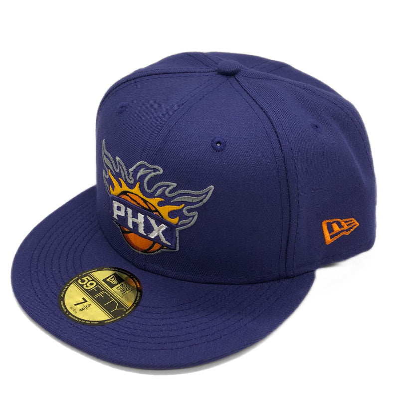 【中古美品】【メンズ/レディース】 NEW ERA ニューエラ 59FIFTY CAP NBA フィフティーナインフィフティー キャップ ナショナル・バスケットボール・アソシエーション エヌビーエー 帽子 150-240626-hn-05-fur サイズ：7 8/5 カラー：パープル/グレー 万代Net店