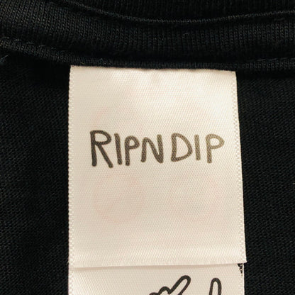 【中古品】【メンズ】 RIPNDIP リップンディップ バックプリント Tシャツ 半袖 トップス 146-240621-hn-01-fur サイズ：M カラー：ブラック 万代Net店