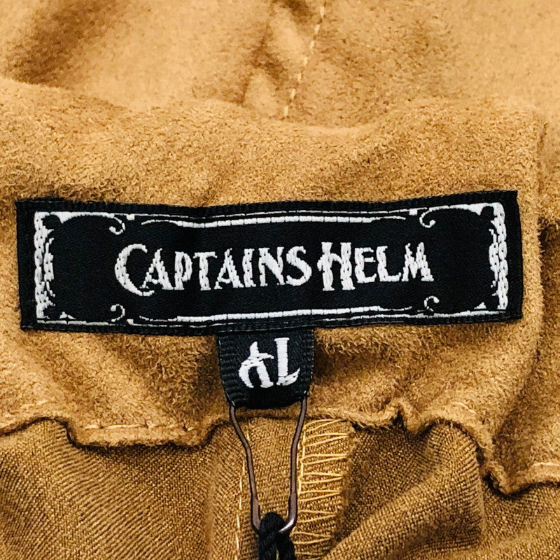 【中古美品】【メンズ】 CAPTAINS HELM キャプテンズヘルム FAKE SUEDE RELAX PANTS CH18-AW-P03 フェイク スエード リラックス パンツ ボトムス 153-240615-hn-04-fur サイズ：XL カラー：ベージュ 万代Net店