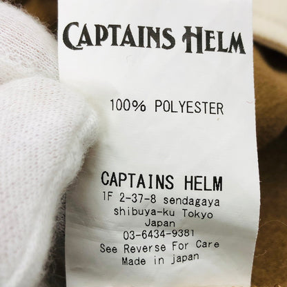 【中古美品】【メンズ】 CAPTAINS HELM キャプテンズヘルム FAKE SUEDE RELAX PANTS CH18-AW-P03 フェイク スエード リラックス パンツ ボトムス 153-240615-hn-04-fur サイズ：XL カラー：ベージュ 万代Net店