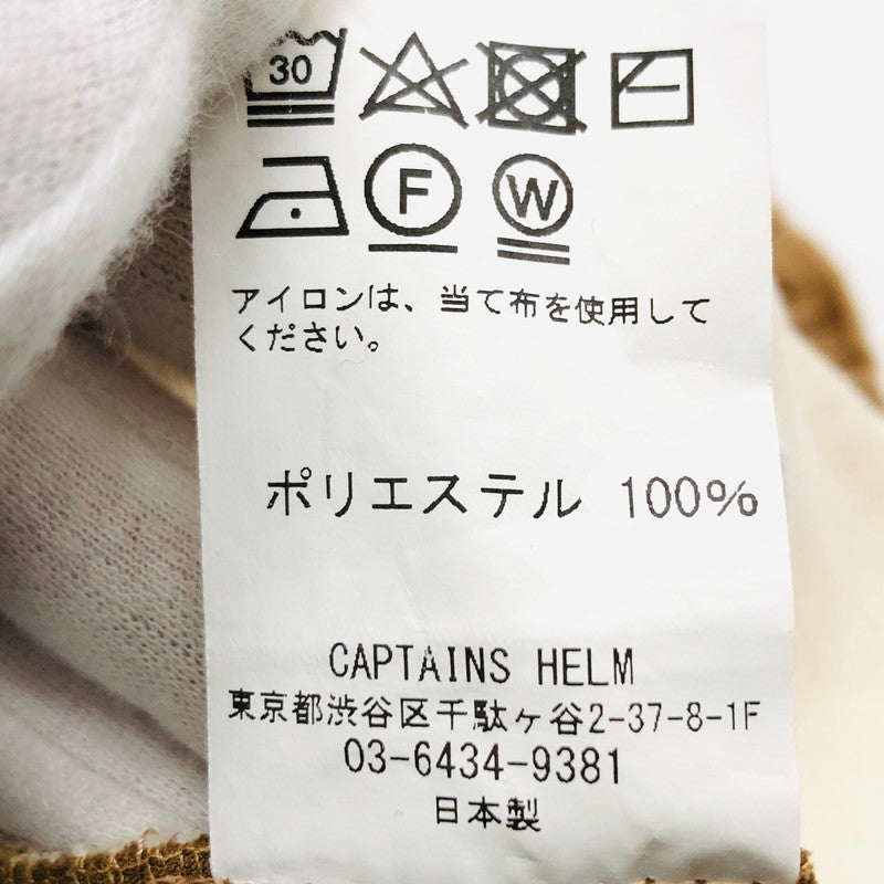 【中古美品】【メンズ】 CAPTAINS HELM キャプテンズヘルム FAKE SUEDE RELAX PANTS CH18-AW-P03 フェイク スエード リラックス パンツ ボトムス 153-240615-hn-04-fur サイズ：XL カラー：ベージュ 万代Net店