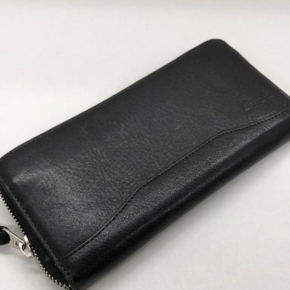 【中古品】【メンズ】 LUGARD ラガード レザー 二つ折り財布 長財布 200-240719-hn-01-fur カラー：ブラック 万代Net店