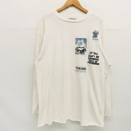 【中古品】【レディース】 CANDY STRIPPER キャンディストリッパー Tシャツ 長袖 トップス  170-240731-hn-06-fur サイズ：2 カラー：ホワイト 万代Net店