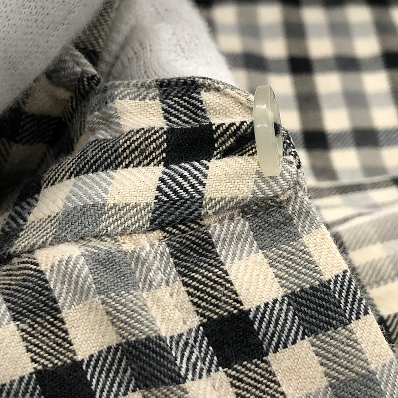 【現状渡し品】【メンズ】 BURBERRY バーバリー 長袖シャツ カジュアルシャツ トップス 141-240910-hn-02-fur サイズ：M カラー：グレー系 万代Net店