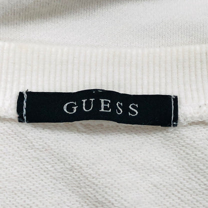 【中古品】【メンズ/レディース】 Guess ゲス スウェット トレーナー 長袖 トップス 141-240726-hn-01-fur サイズ：S カラー：ホワイト 万代Net店