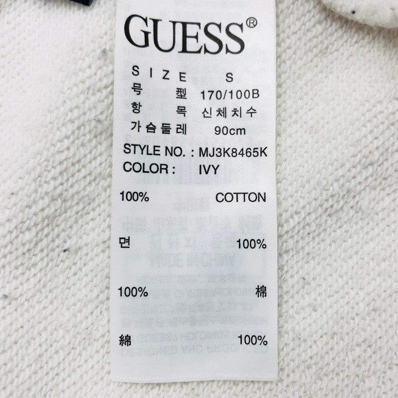 【中古品】【メンズ/レディース】 Guess ゲス スウェット トレーナー 長袖 トップス 141-240726-hn-01-fur サイズ：S カラー：ホワイト 万代Net店