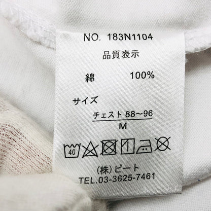 【中古品】【メンズ】 NORTON ノートン 183N1104 バックプリント ロンT 長袖Tシャツ トップス 142-240801-hn-04-fur サイズ：M カラー：ホワイト/ブラック 万代Net店