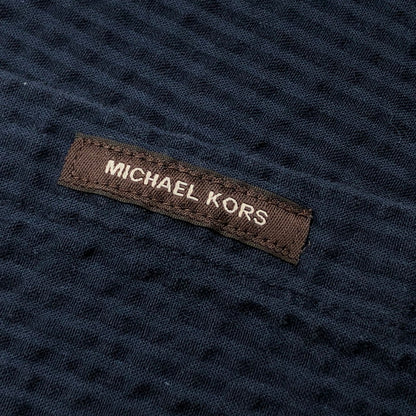 【中古品】【メンズ】 Michael Kors マイケルコース 半袖シャツ カジュアルシャツ トップス 141-240803-hn-04-fur サイズ：S カラー：ネイビー 万代Net店