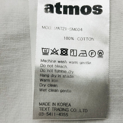 【中古品】【メンズ】 atmos アトモス UNKNOWN TEE MAT21-SM004 アンノウン ティー 半袖Tシャツ トップス 142-240809-hn-05-fur サイズ：XL カラー：ホワイト 万代Net店