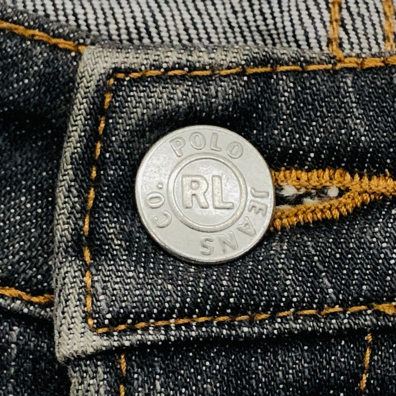 【中古品】【メンズ】 POLO JEANS ポロジーンズ RALPH LAUREN DENIM PANTS ラルフローレン デニムパンツ ボトムス 156-240815-hn-02-fur サイズ：不明 カラー：ブラック 万代Net店