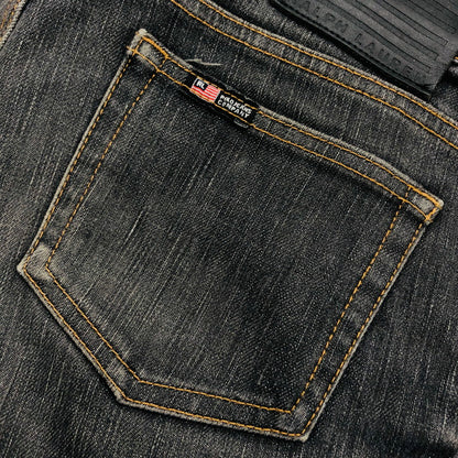 【中古品】【メンズ】 POLO JEANS ポロジーンズ RALPH LAUREN DENIM PANTS ラルフローレン デニムパンツ ボトムス 156-240815-hn-02-fur サイズ：不明 カラー：ブラック 万代Net店