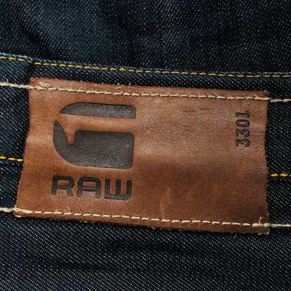 【中古品】【メンズ】 G-STAR RAW ジースター・ロゥ Slim Jeans 3301SLIM スリムジーンズ デニムパンツ ボトムス 141-240815-hn-03-fur サイズ：28 カラー：インディゴ 万代Net店