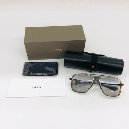 【中古品】【メンズ/レディース】 DITA ディタ DTS116-58-03 サングラス 眼鏡 アイウェア 203-240816-hn-03-fur サイズ：58ロ16 141 カラー：ブラックアイアン/ローズゴールド 万代Net店