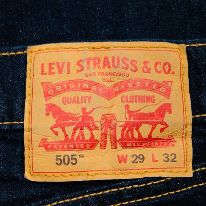 【中古品】【メンズ】 Levi's リーバイス PC9-00505-1550 505 デニムパンツ ボトムス 158-240819-hn-06-fur サイズ：W29 L32 カラー：インディゴ 万代Net店