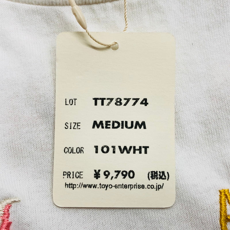 【中古品】【メンズ】 テーラー東洋 テーラートウヨウ SUKA T-SHIRT ALOHA HAWAII TT78774 スカTシャツ アロハハワイ 刺繡 半袖 トップス 145-240818-hn-03-fur サイズ：M カラー：ホワイト 万代Net店