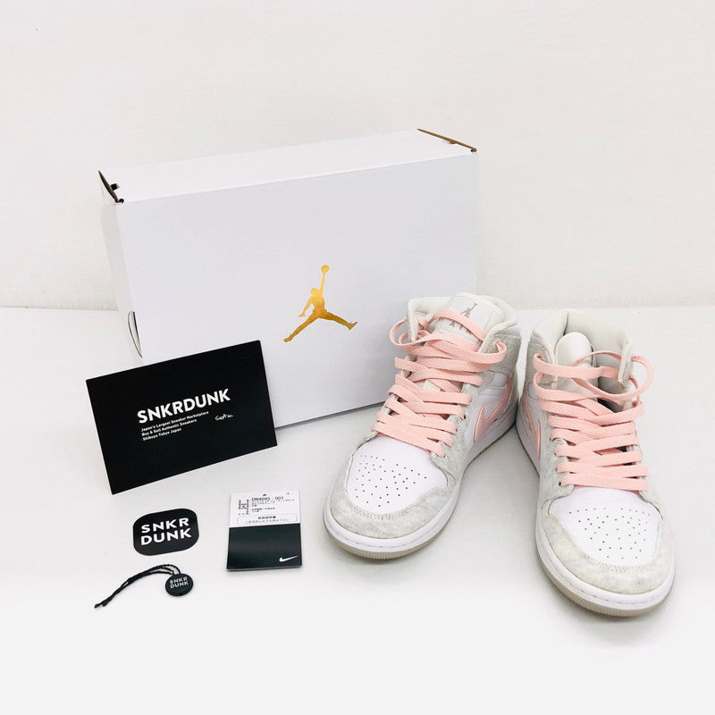 【中古品】【レディース】 NIKE ナイキ Women's Air Jordan 1 Mid SE "Light Iron Ore" DN4045-001 ウィメンズ エア ジョーダン1 ミッド エスイー ライト アイアン オレ スニーカー 靴 160-240824-hn-02-fur サイズ：25.5cm US 8.5 カラー：マルチカラー 万代Net店