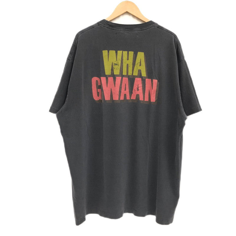 【中古品】【メンズ】 UNION ユニオン Wha Gwaan Tee ワー グワン Tシャツ 半袖 トップス 142-240908-hn-05-fur サイズ：V (2XL相当) カラー：ブラック 万代Net店