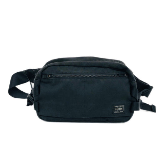 【ジャンク品】【メンズ】 PORTER ポーター BEAUTY＆YOUTH CITY WEST BAG ビューティーアンドユース シティウエストバッグ カバン 188-240917-hn-03-fur カラー：ブラック 万代Net店