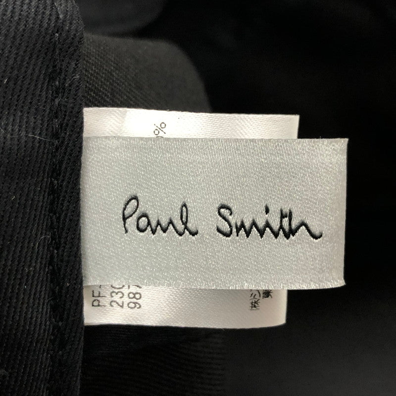 【中古品】【メンズ】 Paul Smith ポールスミス 230305 987N シャドーロゴ キャップ 帽子 185-240922-hn-01-fur サイズ：F カラー：ブラック 万代Net店