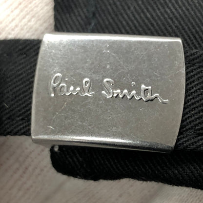 【中古品】【メンズ】 Paul Smith ポールスミス 230305 987N シャドーロゴ キャップ 帽子 185-240922-hn-01-fur サイズ：F カラー：ブラック 万代Net店