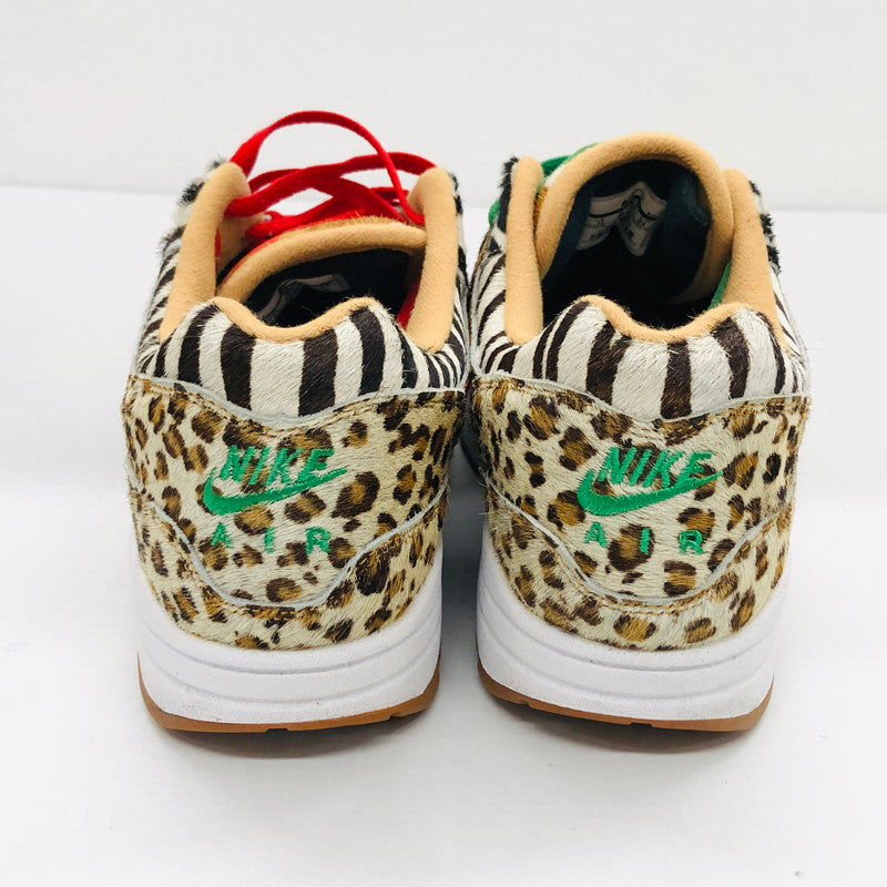 【中古品】【メンズ】 NIKE ナイキ ×atmos AIR MAX 1 DLX ANIMAL PACK2.0 AQ0928-700 アトモス エアマックス 1 デラックス アニマルパック2.0 スニーカー シューズ 靴 160-241004-hn-01-fur サイズ：29.0cm US 11 カラー：マルチカラー 万代Net店