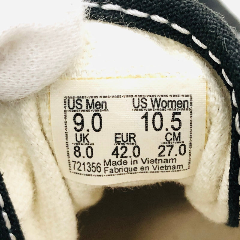 【現状渡し品】【メンズ】 VANS バンズ 721356 スニーカー シューズ 靴 162-241117-hn-04-fur サイズ：27.0cm US 9 カラー：ブラック系 万代Net店