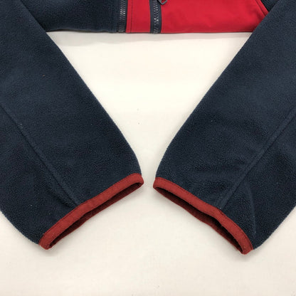 【中古品】【メンズ】 TOMMY HILFIGER トミーヒルフィガー Fleece HOOIE 151AF238 フリースフーディー パーカー ジャケット アウター 147-241115-hn-03-fur サイズ：M カラー：ネイビー/レッド 万代Net店