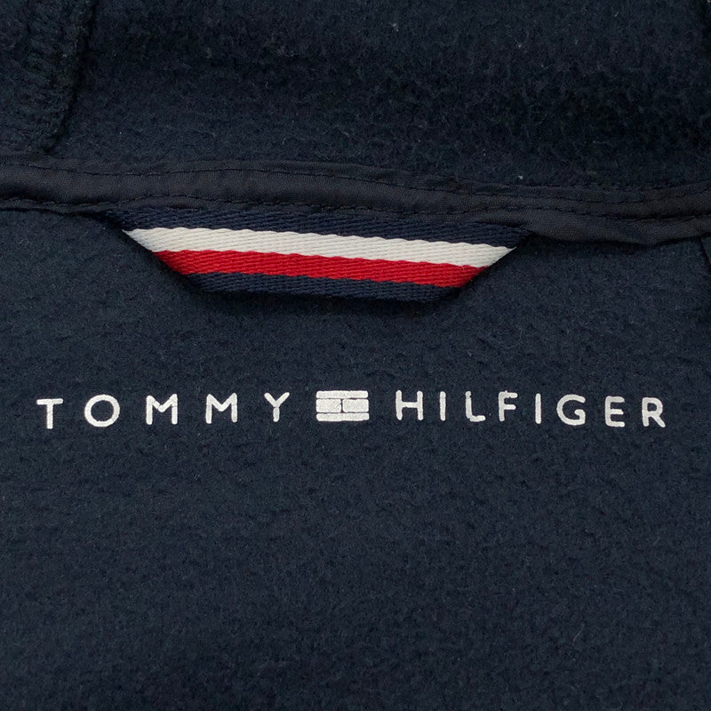 【中古品】【メンズ】 TOMMY HILFIGER トミーヒルフィガー Fleece HOOIE 151AF238 フリースフーディー パーカー ジャケット アウター 147-241115-hn-03-fur サイズ：M カラー：ネイビー/レッド 万代Net店