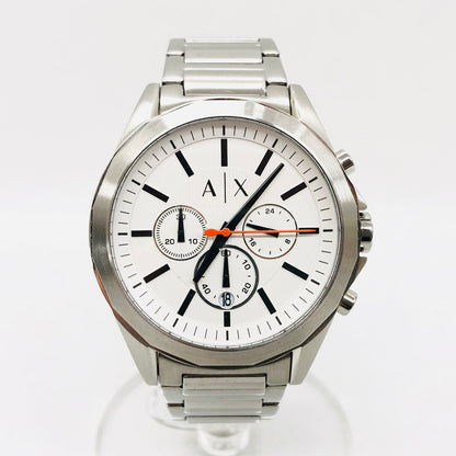 【中古品】【メンズ】 ARMANI EXCHANGE アルマーニエクスチェンジ Drexler AX2624 ドレクスラー クォーツ 電池式 腕時計 197-241118-hn-02-fur カラー：シルバー系 万代Net店