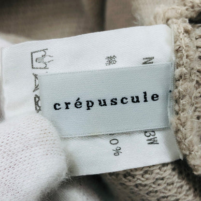 【中古品】【メンズ】 crepuscule クレプスキュール 17AW 1703-003 カーディガン ニット 長袖 トップス 147-241128-hn-05-fur サイズ：F カラー：ベージュ系 万代Net店