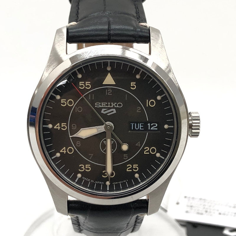 【中古美品】【メンズ】 SEIKO セイコー SBSA277 セイコー5スポーツ 堀米雄斗 限定モデル 腕時計 197-241124-hn-01-fur カラー：ブラック/シルバー 万代Net店