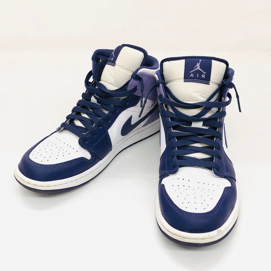 【現状渡し品】【メンズ】 NIKE ナイキ AIR JORDAN 1 MID "SKY J PURPLE" DQ8426-515 エア ジョーダン 1 ミッド スカイ J パープル スニーカー シューズ 靴 160-241201-hn-03-fur サイズ：28.0cm US 10 カラー：パープル/ホワイト 万代Net店