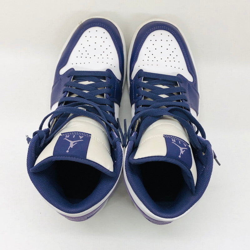 【現状渡し品】【メンズ】 NIKE ナイキ AIR JORDAN 1 MID "SKY J PURPLE" DQ8426-515 エア ジョーダン 1 ミッド スカイ J パープル スニーカー シューズ 靴 160-241201-hn-03-fur サイズ：28.0cm US 10 カラー：パープル/ホワイト 万代Net店