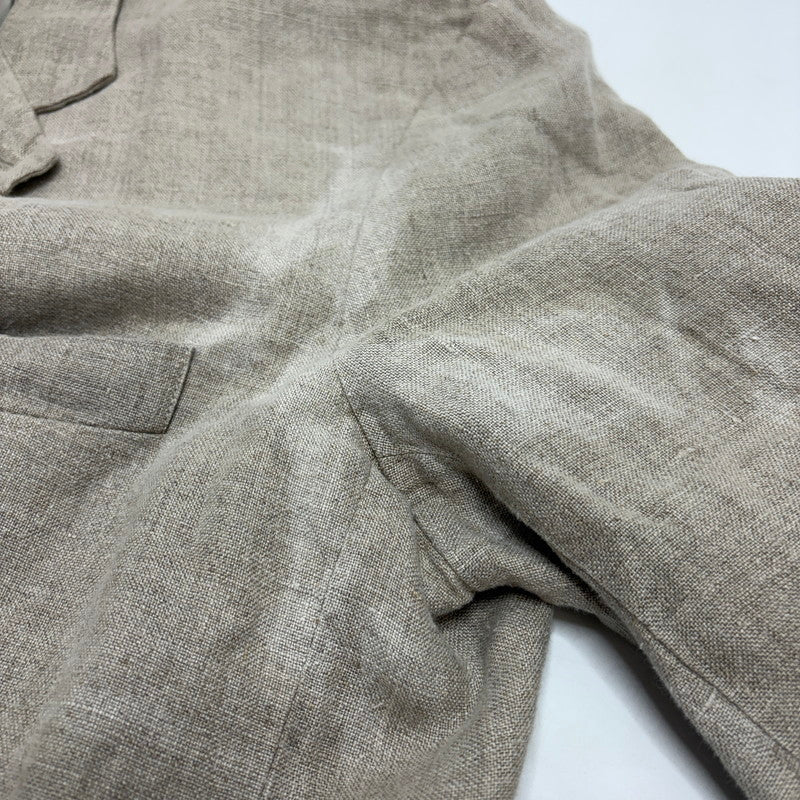 【現状渡し品】【メンズ】 OLD GAP オールド ギャップ 香港製 LINEN JACKET リネン テーラード ジャケット 146-260520-yt-05-fur サイズ：L カラー：グレー系 万代Net店