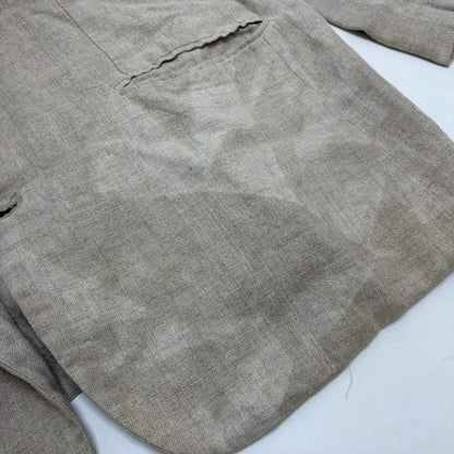 【現状渡し品】【メンズ】 OLD GAP オールド ギャップ 香港製 LINEN JACKET リネン テーラード ジャケット 146-260520-yt-05-fur サイズ：L カラー：グレー系 万代Net店