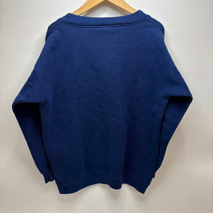 【現状渡し品】【メンズ】 LEE リー 90S V NECK HEAVY WAIGT SWEAT Ⅴネック ヘビーウェイト スウェット 146-260520-yt-09-fur サイズ：L カラー：ネイビー 万代Net店