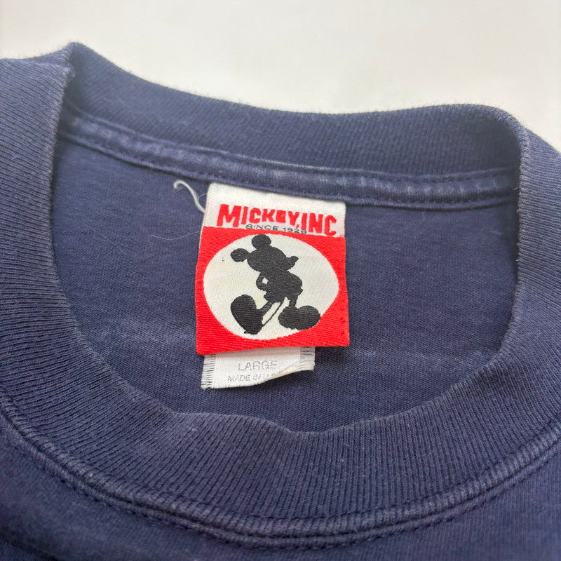 【中古品】【メンズ】 MICKEY INC ミッキーUSA製 00S DONALD DUCK SS TEE ドナルドダック 半袖 トップス 146-260519-yt-01-fur サイズ：L カラー：ネイビー 万代Net店