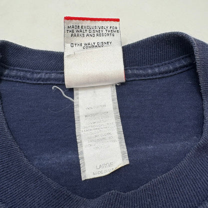 【中古品】【メンズ】 MICKEY INC ミッキーUSA製 00S DONALD DUCK SS TEE ドナルドダック 半袖 トップス 146-260519-yt-01-fur サイズ：L カラー：ネイビー 万代Net店