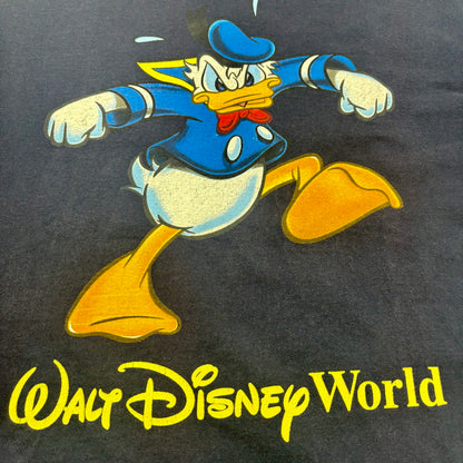 【中古品】【メンズ】 MICKEY INC ミッキーUSA製 00S DONALD DUCK SS TEE ドナルドダック 半袖 トップス 146-260519-yt-01-fur サイズ：L カラー：ネイビー 万代Net店