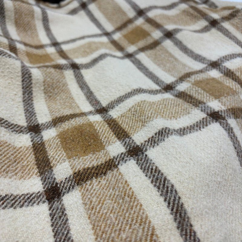 【現状渡し品】【メンズ】 PILE LINED CPO 70S-80S パイル ラインド シーピーオー WOOL CHECK JACKET ウール チェック ジャケット 146-260520-yt-04-fur サイズ：S カラー：ベージュ 万代Net店