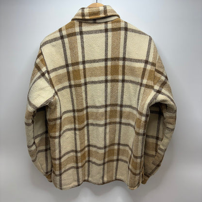 【現状渡し品】【メンズ】 PILE LINED CPO 70S-80S パイル ラインド シーピーオー WOOL CHECK JACKET ウール チェック ジャケット 146-260520-yt-04-fur サイズ：S カラー：ベージュ 万代Net店