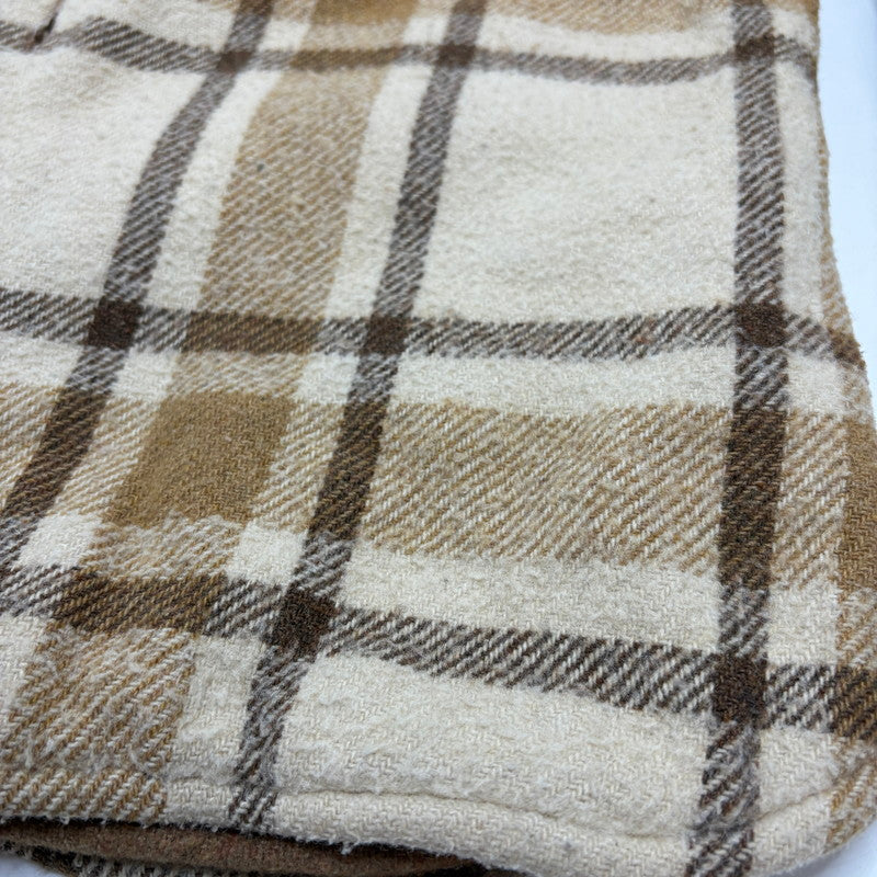 【現状渡し品】【メンズ】 PILE LINED CPO 70S-80S パイル ラインド シーピーオー WOOL CHECK JACKET ウール チェック ジャケット 146-260520-yt-04-fur サイズ：S カラー：ベージュ 万代Net店