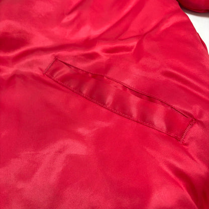 【現状渡し品】【メンズ】 HOLLOWAY ホロウェイ USA製 80S-90S STADIUM JACKET スタジアム ジャケット 146-260520-yt-06-fur サイズ：S カラー：レッド 万代Net店